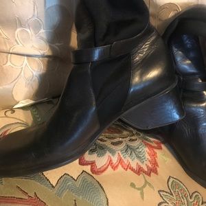Valentino black knee-high boots